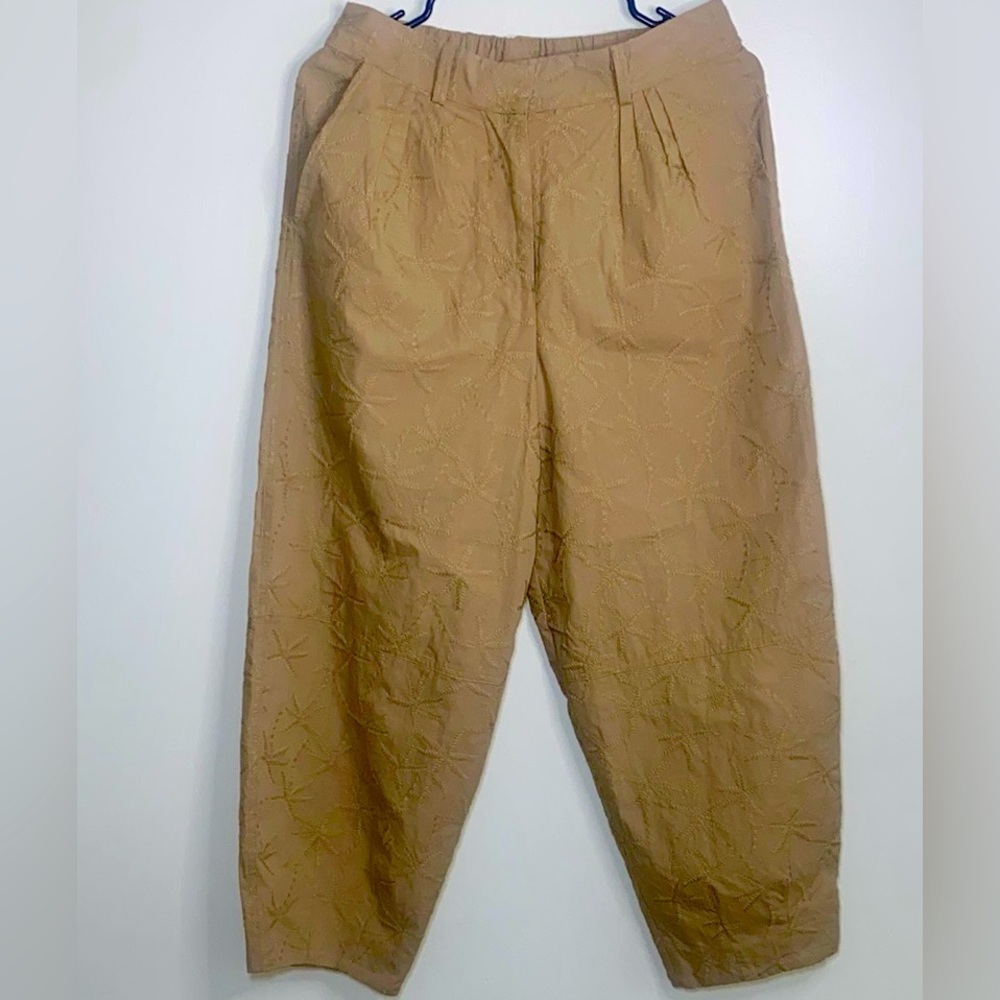 House of Harlow 1960 Textured Tan Joggers